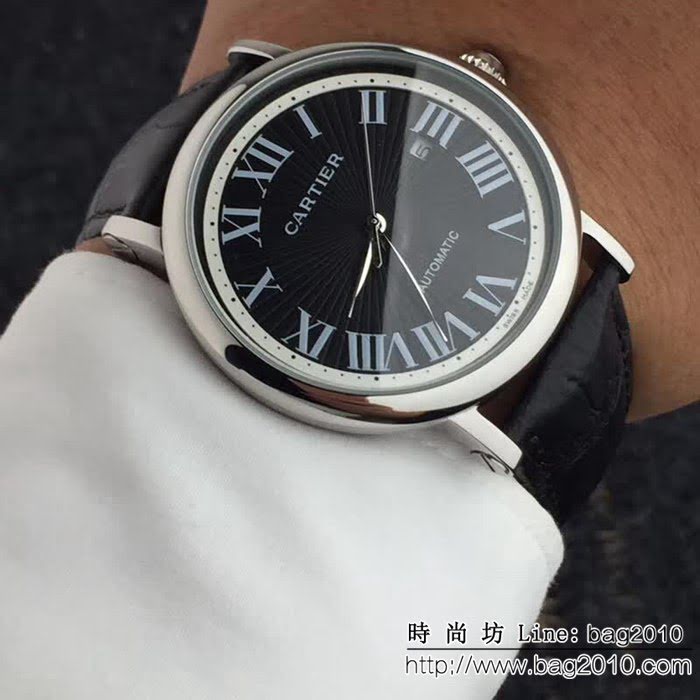 CARTIER卡地亞 全自動機械 時尚男士腕表  WSS3229